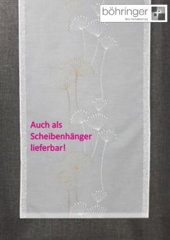 Schiebevorhang mit tollen Applikationen – und Stickerei